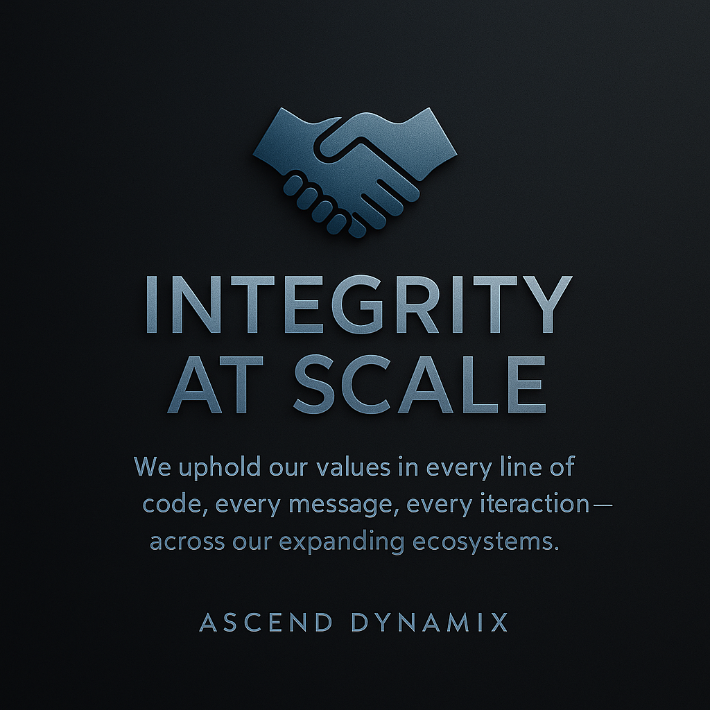 Integrity at Scale core value